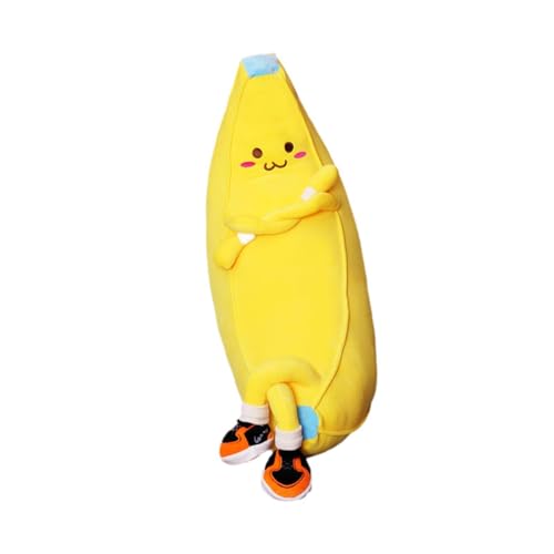 MagiDeal Banana Plüschpuppenspielzeuggeschenk, süße dekorative weiche Bequeme Begleiterin, weiche Puppe für Sofa, Wohnzimmer, Schlafzimmer, Bettdekoration, 90cm MagiDeal Banana Plüschpuppenspielzeuggeschenk, süße dekorative weiche Bequeme Begleiterin, weiche Puppe für Sofa, Wohnzimmer, Schlafzimmer, Bettdekoration, 90cm von MagiDeal