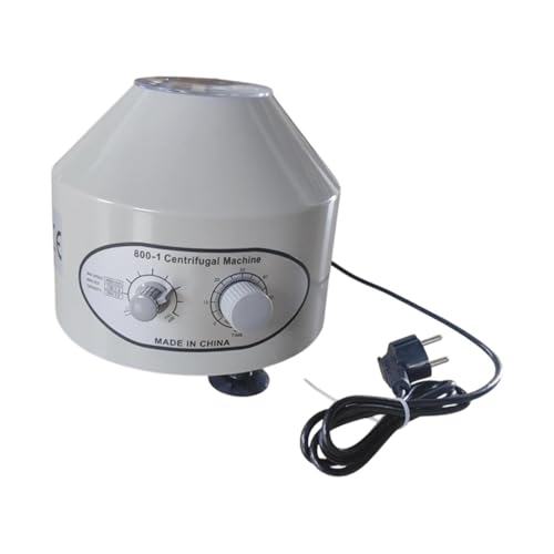 MagiDeal Benchtop -Zentrifugenmaschine, Desktop 20mlx6 Testrohr -Geschwindigkeitskontrolle Professioneller Mehrzweck -EU -Stecker 4000 U/min für Chemie, Potentiometer von MagiDeal