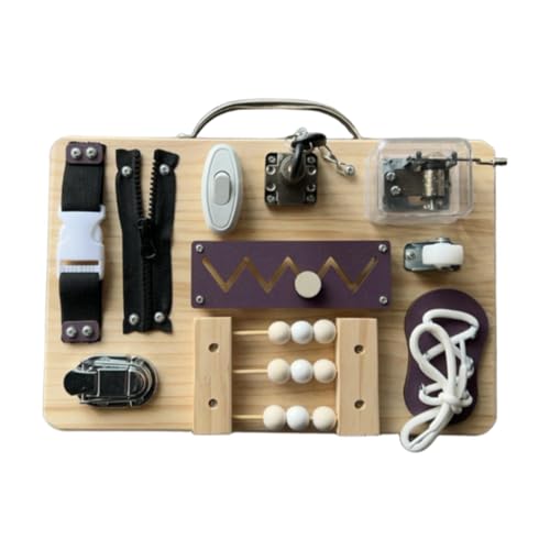 MagiDeal Busy Board, Aktivitätsbrett, Motorik-Spielzeug, tragbar, für die intellektuelle Entwicklung, Reisespielzeug, sensorisches Spielzeug für Jungen, Style A MagiDeal Busy Board, Aktivitätsbrett, Motorik-Spielzeug, tragbar, für die intellektuelle Entwicklung, Reisespielzeug, sensorisches Spielzeug für Jungen, Style A von MagiDeal