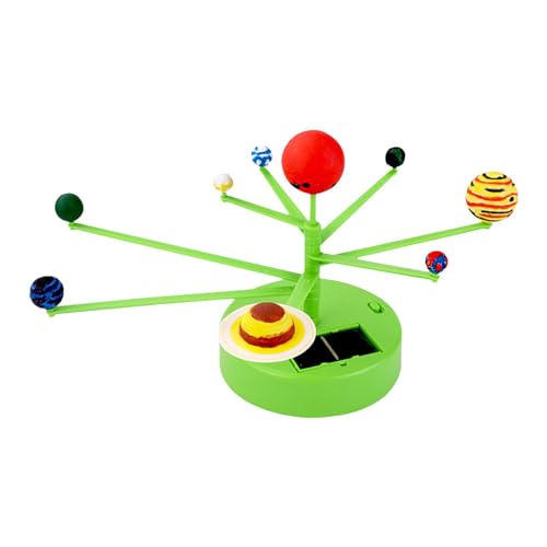 MagiDeal DIY montiert neun Planeten Modell Kinder pädagogische Entwicklung Desktop-Dekor Lehrmaterialien Geburtstagsgeschenke Stammgeschenke, Bemalte Version von MagiDeal