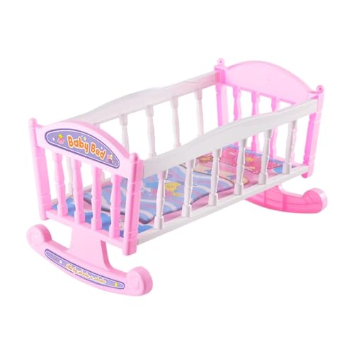 MagiDeal Doll House Möbel Schlafzimmer Cradle Dekorative Modepuppenbett für 1: 6 Puppe von MagiDeal
