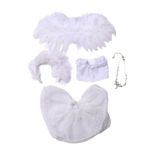 MagiDeal Dolls Angel Wing Lace Set, Kostümzubehör mit Halsketten-Outfits für 15-17 cm Boy Puppen Neujahr Geschenke, Geburtstagsgeschenke MagiDeal Dolls Angel Wing Lace Set, Kostümzubehör mit Halsketten-Outfits für 15-17 cm Boy Puppen Neujahr Geschenke, Geburtstagsgeschenke von MagiDeal