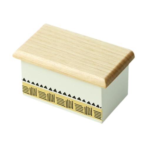 MagiDeal Dolls House Return Box kleine Verpackungskiste 1: 12 Skala Dekoration DIY -Projekt Simulation Versandschachtel Holzaufbewahrungsteilkasten von MagiDeal