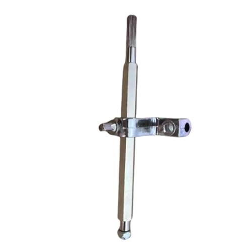 MagiDeal Doppel Bass Drum Pedal Verbindungsstange Direkt ersetzen Einfache Installation Metall Schlagzeuger Instrument Teile Trommel Zubehör, mit Silberclip von MagiDeal