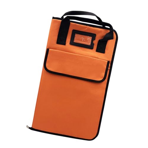 MagiDeal DrumStick Bag Speicher vielseitiger tragbarer Kapazität Reißverschluss -Schlagzeuger mit Mallet Case Drumstick Halter, Orange MagiDeal DrumStick Bag Speicher vielseitiger tragbarer Kapazität Reißverschluss -Schlagzeuger mit Mallet Case Drumstick Halter, Orange von MagiDeal