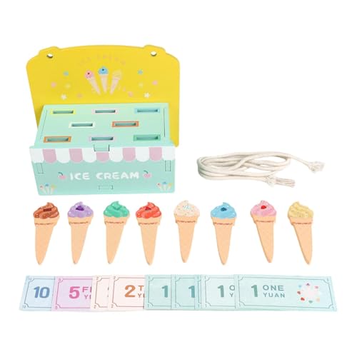 MagiDeal Eisstand aus für, Lebensmittelspielzeug, Rollenspiele, Rollenspiele, EIS am Stiel, Spiele für, Mädchen und Jungen ab 3 Jahren von MagiDeal