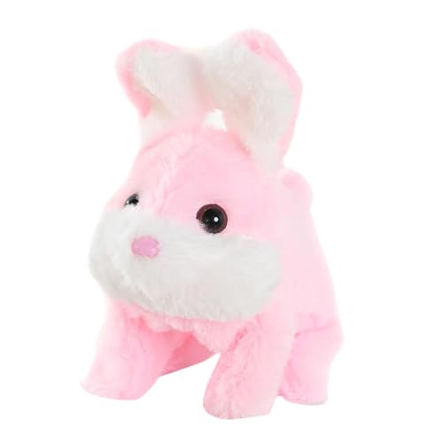 MagiDeal Elektrisches Häschen-Plüschtier, Stofftier, Partygeschenk, kreativ, schön, mit Ton, zum Gehen, Geburtstagsgeschenk, interaktives Plüschkaninchen, Rosa MagiDeal Elektrisches Häschen-Plüschtier, Stofftier, Partygeschenk, kreativ, schön, mit Ton, zum Gehen, Geburtstagsgeschenk, interaktives Plüschkaninchen, Rosa von MagiDeal