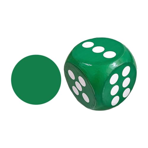 MagiDeal Großer Schaumstoffwürfel, Riesiger Würfel, Partygeschenke, Frühe Mathematische Fähigkeiten, 30 cm, Frühes Lernspielzeug, Spielen, Dekoratives Lernspie, Grün von MagiDeal