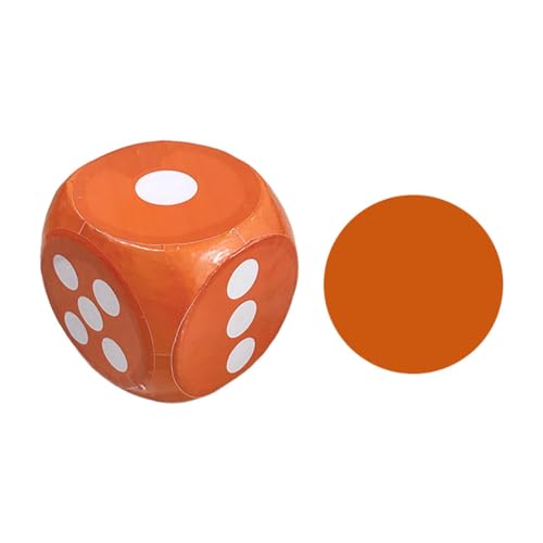 MagiDeal Großer Schaumstoffwürfel, Riesiger Würfel, Partygeschenke, Frühe Mathematische Fähigkeiten, 30 cm, Frühes Lernspielzeug, Spielen, Dekoratives Lernspie, Orange von MagiDeal