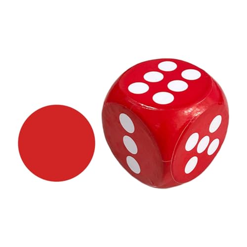 MagiDeal Großer Schaumstoffwürfel, Riesiger Würfel, Partygeschenke, Frühe Mathematische Fähigkeiten, 30 cm, Frühes Lernspielzeug, Spielen, Dekoratives Lernspie, Rot von MagiDeal