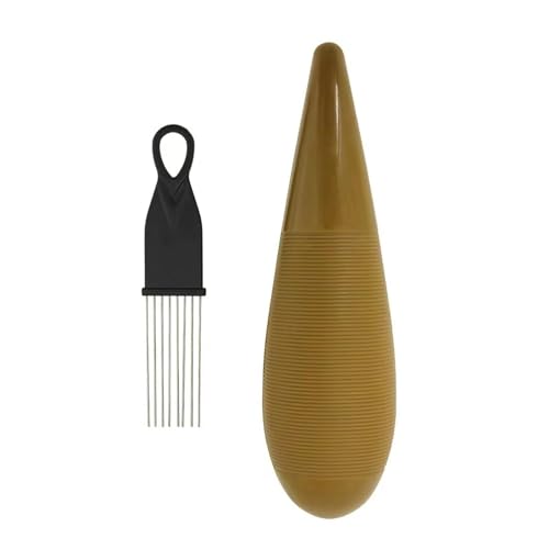 MagiDeal Guiro Percussion Instrument Instrument Guiro Rhythmus Spielzeugband Begleitausbildung Spielzeug mit 1 Scraping für Konzerte von MagiDeal