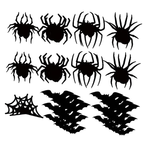 MagiDeal Halloween 3D Fledermaus Wandaufkleber Wandkunst Tragbare Dekoration mit Licht Fensteraufkleber für Innentür Zuhause, 42 StÜcke MagiDeal Halloween 3D Fledermaus Wandaufkleber Wandkunst Tragbare Dekoration mit Licht Fensteraufkleber für Innentür Zuhause, 42 StÜcke von MagiDeal