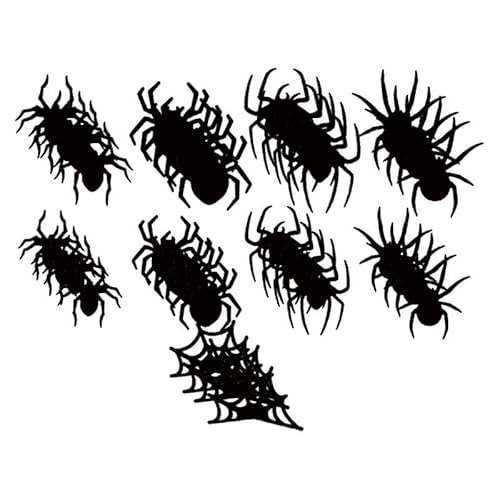 MagiDeal Halloween-3D-Wandaufkleber, Fensteraufkleber, lustige Moderne Kunst, tragbare Wandkunst, für Wohnzimmer, Tür, Urlaub, Party, 36 StÜcke von MagiDeal