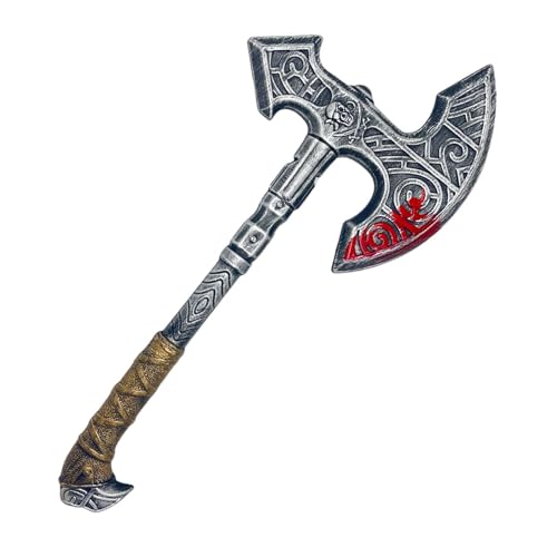 MagiDeal Halloween-Axt-Spielzeug, gefälschtes Beil, lustige Dekorationen, gruselige blutige Axt, Halloween-Streich-Requisiten für Karnevalsparty, Silber Gold MagiDeal Halloween-Axt-Spielzeug, gefälschtes Beil, lustige Dekorationen, gruselige blutige Axt, Halloween-Streich-Requisiten für Karnevalsparty, Silber Gold von MagiDeal