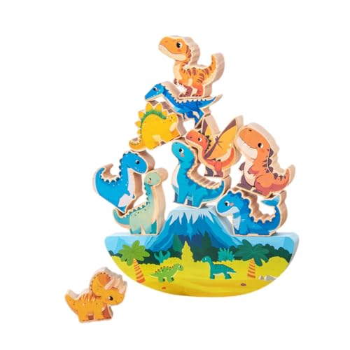 MagiDeal Holz Dinosaurier Stapel Spielzeug Vorschule Lernbilanz Spiel für Jungen Mädchen MagiDeal Holz Dinosaurier Stapel Spielzeug Vorschule Lernbilanz Spiel für Jungen Mädchen von MagiDeal