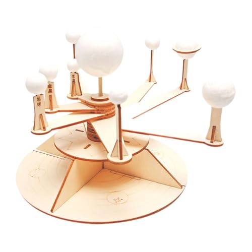 MagiDeal Holzbaustein-, Technik-Spielzeug, pädagogische Projekte, Konstruktionsspielzeug, Stem, Wissenschaftsspielzeug für die Grundschule von MagiDeal