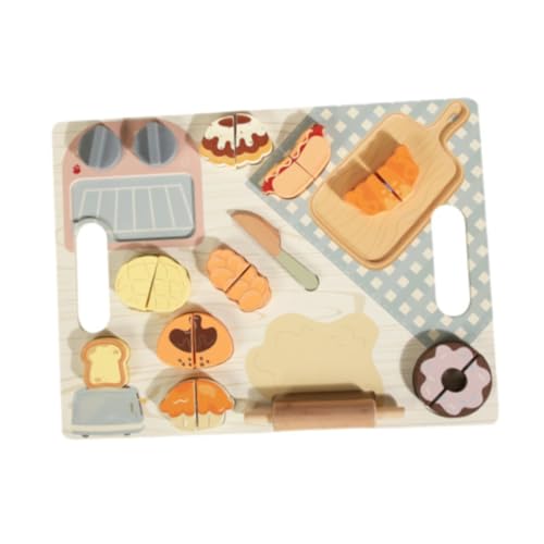 MagiDeal Holzspielzeug-Backset für Lebensmittel, Schneidespielzeug, Hand-Augen-Koordination, Entwicklungsspiel, Lebensmittelspielzeug, Spielset, so tun, als, Brot MagiDeal Holzspielzeug-Backset für Lebensmittel, Schneidespielzeug, Hand-Augen-Koordination, Entwicklungsspiel, Lebensmittelspielzeug, Spielset, so tun, als, Brot von MagiDeal