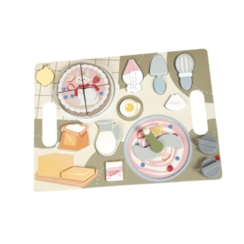 MagiDeal Holzspielzeug-Backset für Lebensmittel, Schneidespielzeug, Hand-Augen-Koordination, Entwicklungsspiel, Lebensmittelspielzeug, Spielset, so tun, als, Kuchen MagiDeal Holzspielzeug-Backset für Lebensmittel, Schneidespielzeug, Hand-Augen-Koordination, Entwicklungsspiel, Lebensmittelspielzeug, Spielset, so tun, als, Kuchen von MagiDeal