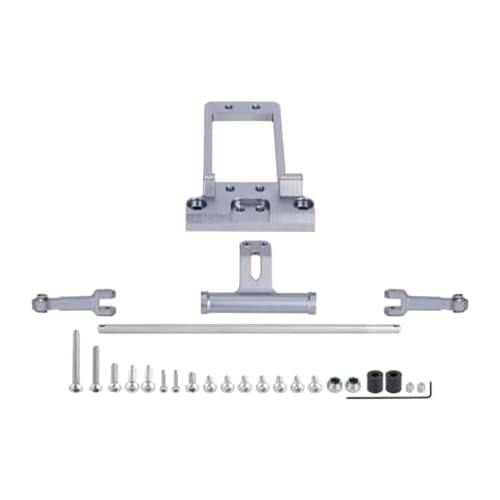 MagiDeal Hydrauliklenker Lenkverbindung und BTA Servo Mount Set Achse Upgrade Teil Professionelles RC -Auto -Reparatur -Kit für 1:10 Sacle Car, Titan von MagiDeal