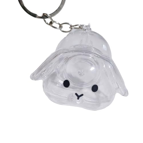 MagiDeal Kaninchen-Schlüsselanhänger, Souvenir, Kaninchen-Gedenkgeschenk, Mehrzweck-Kompakt-Kreativ-Auto-Schlüsselanhänger, Taschenanhänger, Style C von MagiDeal