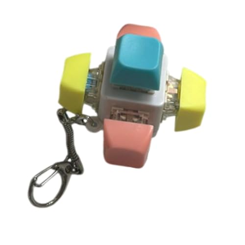 MagiDeal Keychain entspannende Spielzeug Leichte Neuheit Klicken Sie auf mechanische Taste -Taste für Geschenke Pass Bowing Time von MagiDeal