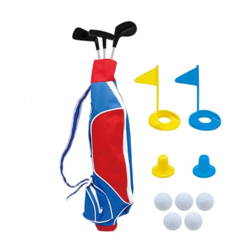 MagiDeal Kids Golf Toys Set Toy Sports Golf mit Ball- und Club -Übungslöchern Indoor Golf Ball Game für Kinder Geburtstagsgeschenke von MagiDeal