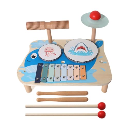 MagiDeal Kids Music Drum Toy Hölzer Musikinstrument Sensorisches Spielzeug Percussion Spielzeug Frühschulbildung seit älter als 12 Monate Jahre Partys , Wal MagiDeal Kids Music Drum Toy Hölzer Musikinstrument Sensorisches Spielzeug Percussion Spielzeug Frühschulbildung seit älter als 12 Monate Jahre Partys , Wal von MagiDeal