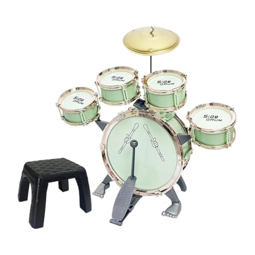 MagiDeal Kinder-Schlagzeug, Musikinstrumente, Spielzeug, interaktives Spiel, einfach zu bedienendes Jazz-Schlagzeug, Musikspielzeug-Set für Kinder, Kindertag MagiDeal Kinder-Schlagzeug, Musikinstrumente, Spielzeug, interaktives Spiel, einfach zu bedienendes Jazz-Schlagzeug, Musikspielzeug-Set für Kinder, Kindertag von MagiDeal