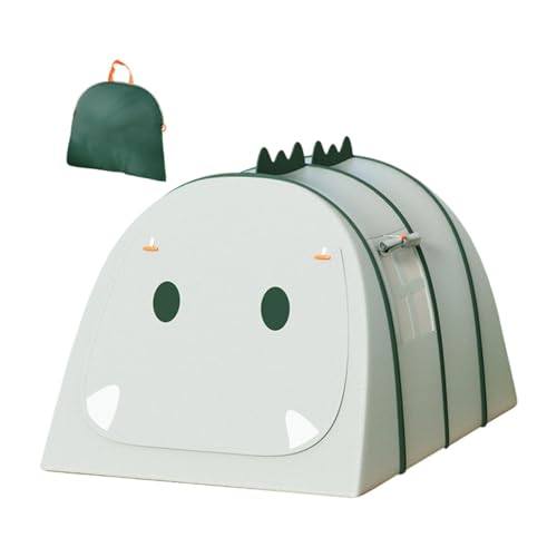 MagiDeal Kinder Spielen Zelt mit Fensterhaus Rasen Geschenk Indoor Outdoor Playhouse Zelt mit Tragetasche für Park Game Picknick Home Nursery, Grün 132x102x82cm von MagiDeal