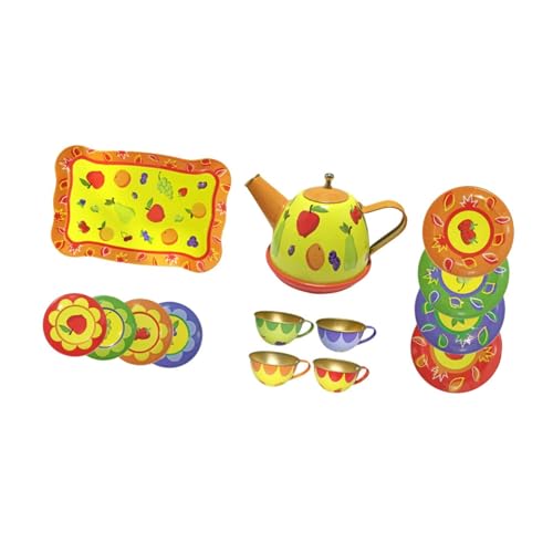 MagiDeal Kinder-Teeservice für kleine Mädchen, Prinzessinnen-Spielzeug, Eltern-Kind-Interaktion, Rollenspiel-Spielzeug, Teeparty-Set für Mädchen, Kinder, Gelb MagiDeal Kinder-Teeservice für kleine Mädchen, Prinzessinnen-Spielzeug, Eltern-Kind-Interaktion, Rollenspiel-Spielzeug, Teeparty-Set für Mädchen, Kinder, Gelb von MagiDeal