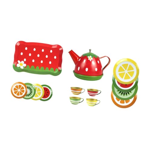 MagiDeal Kinder-Teeservice für kleine Mädchen, Prinzessinnen-Spielzeug, Eltern-Kind-Interaktion, Rollenspiel-Spielzeug, Teeparty-Set für Mädchen, Kinder, Rot MagiDeal Kinder-Teeservice für kleine Mädchen, Prinzessinnen-Spielzeug, Eltern-Kind-Interaktion, Rollenspiel-Spielzeug, Teeparty-Set für Mädchen, Kinder, Rot von MagiDeal