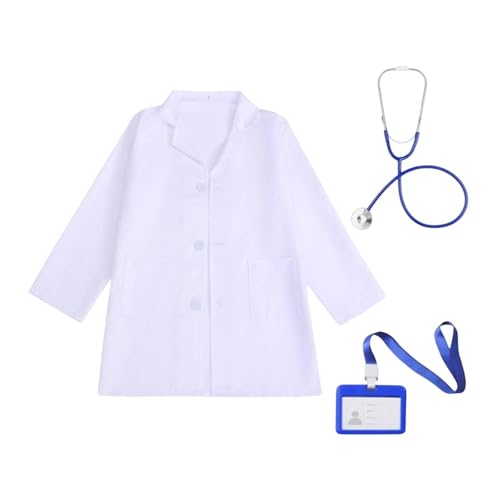 MagiDeal Kinder tun so tun Doktor Kostüm Kinder Krankenschwester Outfits Cosplay tun Doctor Toy Toy Early Educational für Vorschulleistungsphase, 120 cm von MagiDeal