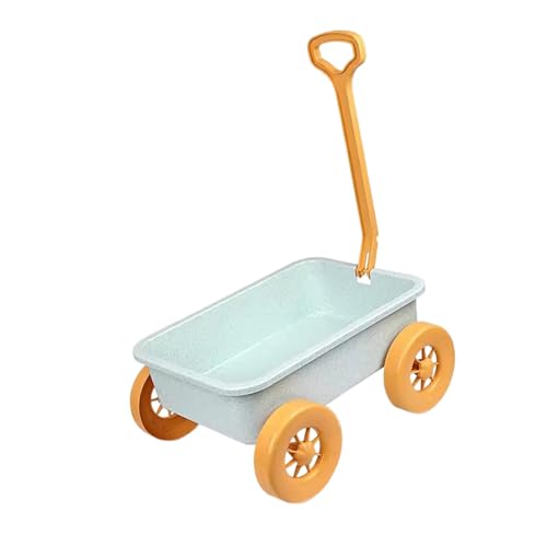 MagiDeal Kinderwagen-Spielzeug, Baufahrzeug, Motorik-Spielzeug, Kinderwagen, Sandspielzeug-Trolley für die Gartenarbeit im Freien, Blau von MagiDeal
