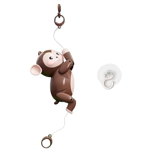 MagiDeal Kletterseil-Spielzeug „AFFE“, interaktives Ziehspielzeug, kompakter Cartoon, pädagogisch wertvolle Motorik für Kinder ab 2 Jahren, Jungen und Mädchen, Braun MagiDeal Kletterseil-Spielzeug „AFFE“, interaktives Ziehspielzeug, kompakter Cartoon, pädagogisch wertvolle Motorik für Kinder ab 2 Jahren, Jungen und Mädchen, Braun von MagiDeal