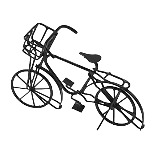 MagiDeal Kreatives Puppenhaus-Fahrrad Miniaturmöbel Schwarz Einkaufsfahrrad Puppenhaus-Zubehör 1/12 Fahrradmodell für Züge Eisenbahnszenen Desktop MagiDeal Kreatives Puppenhaus-Fahrrad Miniaturmöbel Schwarz Einkaufsfahrrad Puppenhaus-Zubehör 1/12 Fahrradmodell für Züge Eisenbahnszenen Desktop von MagiDeal