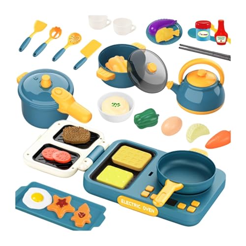 MagiDeal Küchenspielset für Kleinkinder, Pädagogisches Geschenk, Vorschulmodell, Spielzeugzubehör, Rollenspiel Kochset für Kinder Ab 3 Jahren, Partygeschenke, Blau MagiDeal Küchenspielset für Kleinkinder, Pädagogisches Geschenk, Vorschulmodell, Spielzeugzubehör, Rollenspiel Kochset für Kinder Ab 3 Jahren, Partygeschenke, Blau von MagiDeal