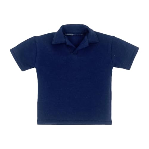 MagiDeal Männliches Revers-T-Shirt im Maßstab 1:6, handgefertigte Puppenkleidung, 1:6 männliche Figur Revers-T-Shirt, für 12-Zoll-Puppenmodell, Purpurblau MagiDeal Männliches Revers-T-Shirt im Maßstab 1:6, handgefertigte Puppenkleidung, 1:6 männliche Figur Revers-T-Shirt, für 12-Zoll-Puppenmodell, Purpurblau von MagiDeal