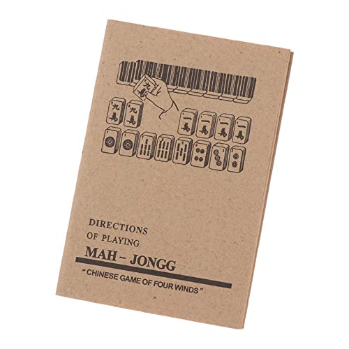 MagiDeal Mahjong/Abacus Instructions Guidebook Illustrierter Leitfaden Lernstrategien für Anfänger Aller Spielstärken, Mahjong-Handbuch von MagiDeal