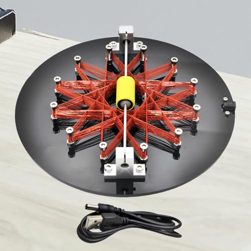 MagiDeal Marco Rodin Sternspulenmotor Wissenschaftsbausatz Experimentierausrüstung Spielbüro Lehrgerät Induktionsmotor Elektromagnetische Spule von MagiDeal