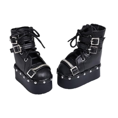 MagiDeal Maßstab 1:4 High Top Stiefel Puppe Dekor Puppe Kostüm Zubehör, Mädchen Puppe Schuhe weibliche Schuhe für 45cm Puppe Modell Action-Figuren von MagiDeal