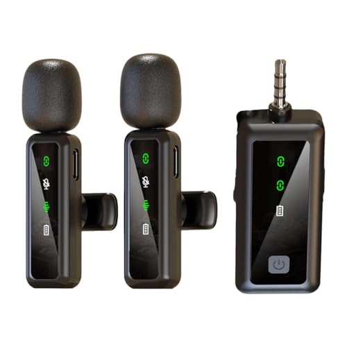 MagiDeal Mini-Ansteckmikrofon, professionelle Rauschunterdrückung, Plug-and-Play für Online-Lehrübertragungen, 2 Mikrofon von MagiDeal