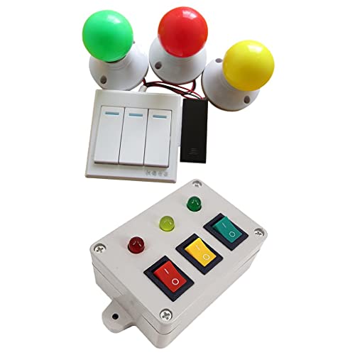MagiDeal Mini DIY Busy Board Kit Ampel mit Schalter Montessori Kinder Kinderspielzeug von MagiDeal
