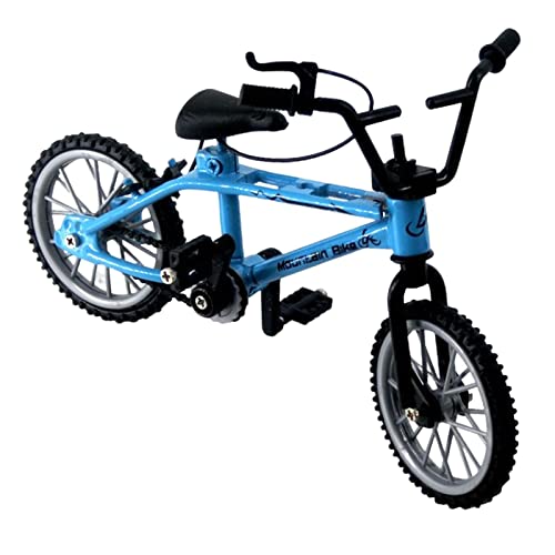 MagiDeal Mini Fahrrad Modell für Kinder Jungen Mini Fahrrad Spielzeug für Tortenaufsätze zu Hause, Blau von MagiDeal