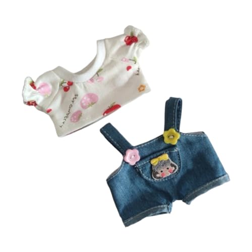 MagiDeal Mini-Puppenkleidung, 15 cm Puppenoverall, Verkleidung, süße Kleidung, Spielzeugkleidung, Accessoires, Plüschpuppen-Outfit, Mehrfarbig MagiDeal Mini-Puppenkleidung, 15 cm Puppenoverall, Verkleidung, süße Kleidung, Spielzeugkleidung, Accessoires, Plüschpuppen-Outfit, Mehrfarbig von MagiDeal