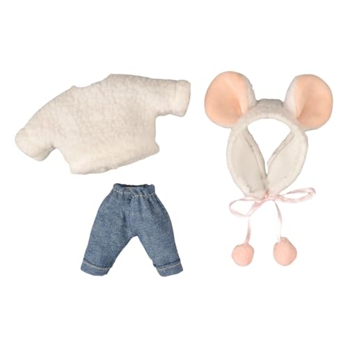 MagiDeal Mini-Puppenkleidung, süßer Puppenkleidungsanzug, Kinderspielzeug, Puppenhose, Anzieh, DIY, Puppenoutfits, Puppenkleidung für 16 cm große Puppe, MagiDeal Mini-Puppenkleidung, süßer Puppenkleidungsanzug, Kinderspielzeug, Puppenhose, Anzieh, DIY, Puppenoutfits, Puppenkleidung für 16 cm große Puppe, von MagiDeal