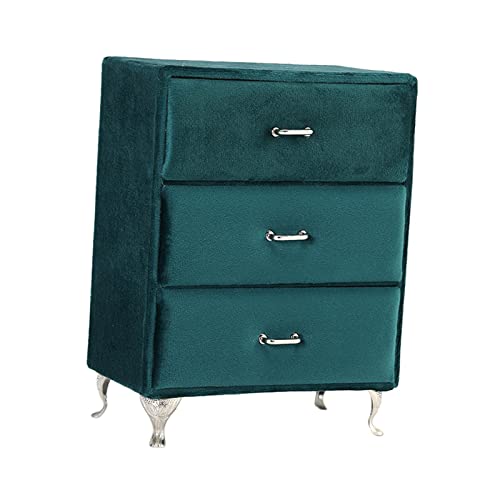 MagiDeal Miniatur Puppen Zubehör, Schmuckschatulle, Organizer, Möbel, Ornamente, Aufbewahrungsbox, Schlafzimmer, Dekoration, Schmuck, Aufbewahrungsbox für Hals, DREI Bodenschränke von MagiDeal