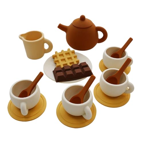 MagiDeal Nachmittagstee-Set, Küchenzubehör, Rollenspiel, Montessori-Küche, Rollenspiel-Spielzeug, Teeparty-Geschirr für Kinder, Jungen und Mädchen MagiDeal Nachmittagstee-Set, Küchenzubehör, Rollenspiel, Montessori-Küche, Rollenspiel-Spielzeug, Teeparty-Geschirr für Kinder, Jungen und Mädchen von MagiDeal