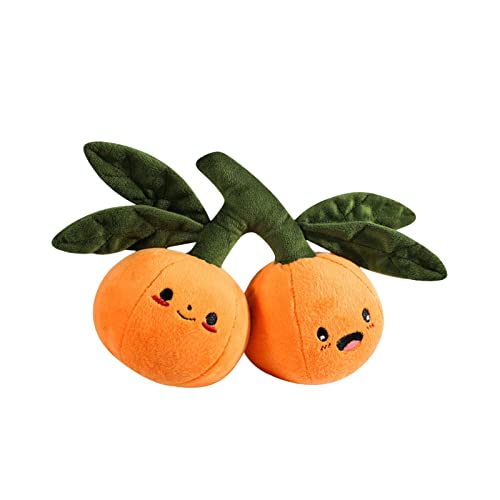 MagiDeal Niedliche gefüllte Mandarine Spielzeug Kindergeburtstagsgeschenke Obst Simulation Puppe weicher Plüsch für Wohnzimmer Zuhause Schlafzimmer Sofa, Stil b von MagiDeal