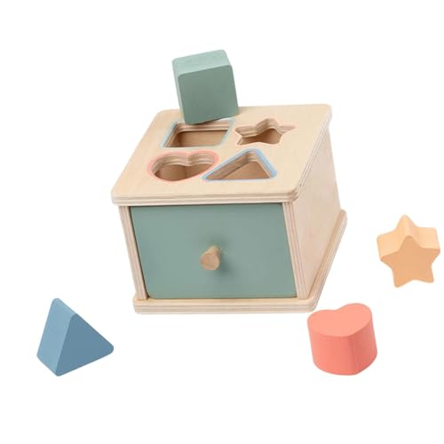 MagiDeal Objekt Permanenz Box, Spielzeug Aus Holz, Feinmotorik, Hand Augen Koordination, Farb Und Formsortierer, Dropbox für Kinder, Jungen Und Mädchen, Gesch, Formbox MagiDeal Objekt Permanenz Box, Spielzeug Aus Holz, Feinmotorik, Hand Augen Koordination, Farb Und Formsortierer, Dropbox für Kinder, Jungen Und Mädchen, Gesch, Formbox von MagiDeal