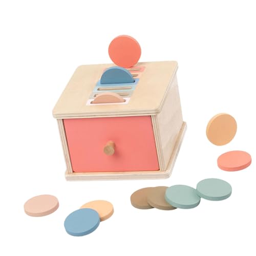 MagiDeal Objekt Permanenz Box, Spielzeug Aus Holz, Feinmotorik, Hand Augen Koordination, Farb Und Formsortierer, Dropbox für Kinder, Jungen Und Mädchen, Gesch, Münzbox MagiDeal Objekt Permanenz Box, Spielzeug Aus Holz, Feinmotorik, Hand Augen Koordination, Farb Und Formsortierer, Dropbox für Kinder, Jungen Und Mädchen, Gesch, Münzbox von MagiDeal